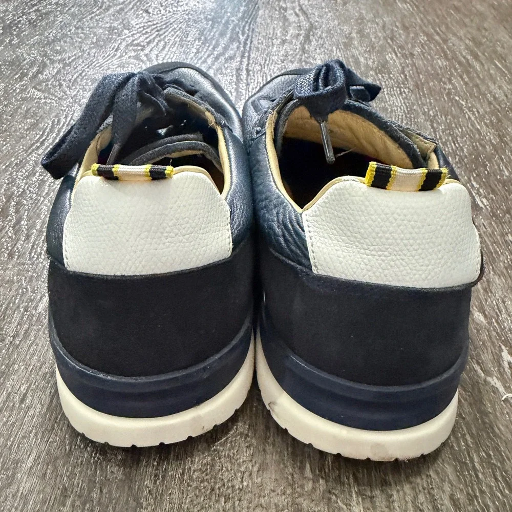 Rodd‎ & Gunn Men's Leather Suede Navy Casual Sneakers Size 43 EU 10 US